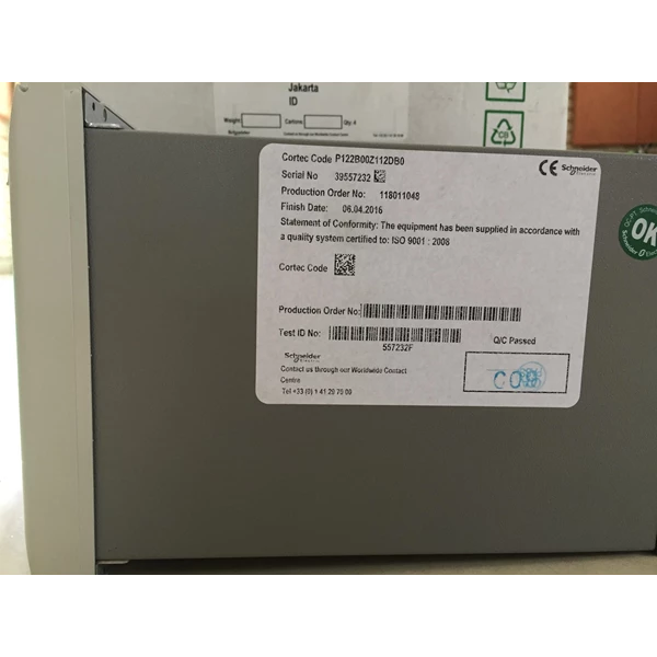 SCHNEIDER MiCOM P122 Overcurrent and earth fault protection relay