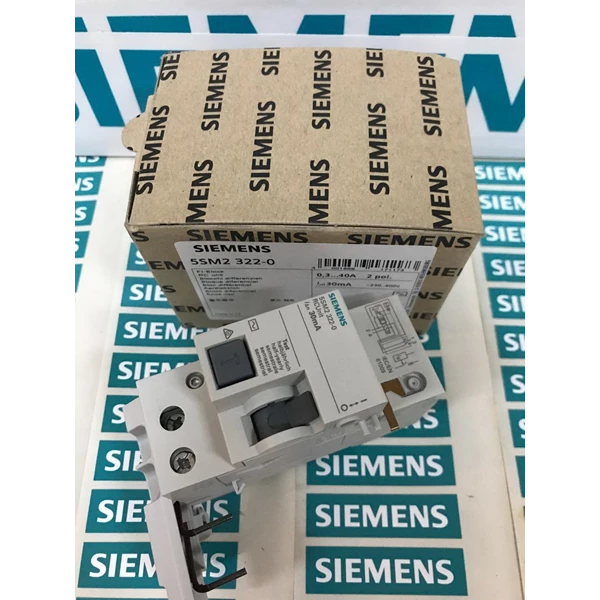 SIEMENS 5SM2 322-0 RC Unit 0 3A 2P 200-400VAC MCB / Circuit Breaker