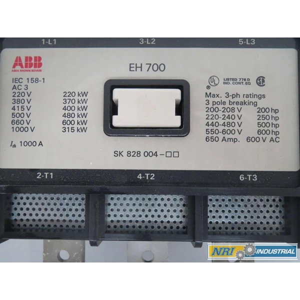 Contactor ABB EH 550 Relay dan Kontaktor Listrik